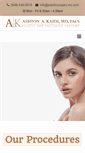 Mobile Screenshot of plasticsurgery-inc.com